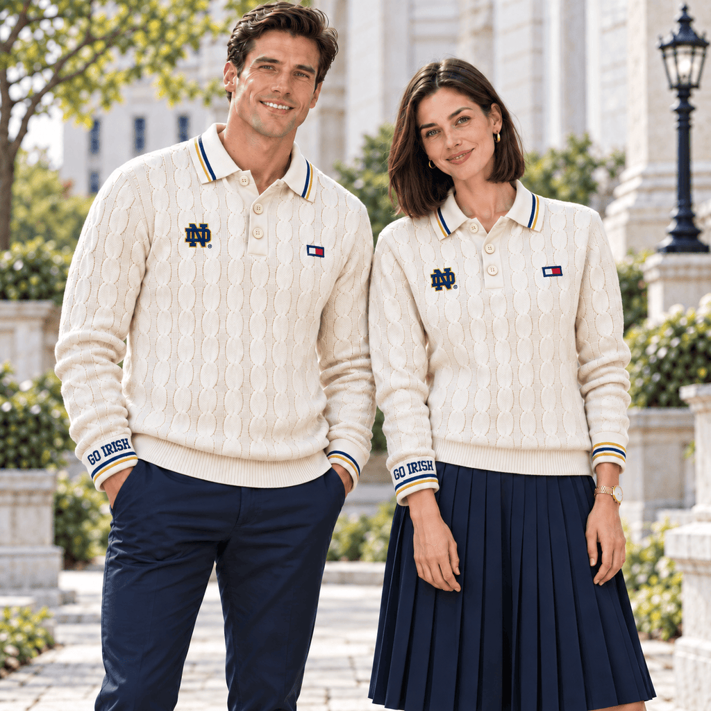 NDFI Premium Cable-Knit Polo TTTT