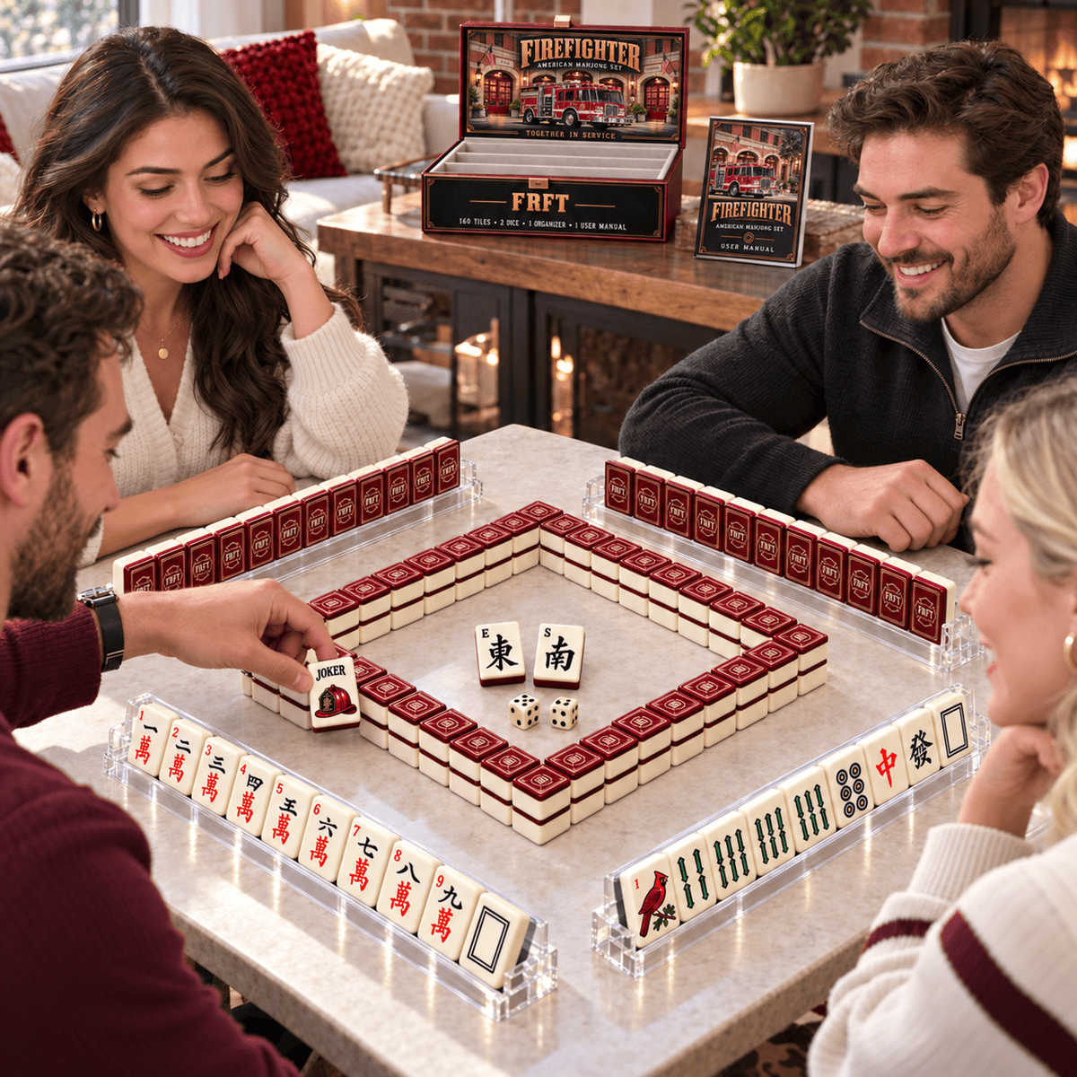 Premium FRFT Mahjong Tiles Set TTMH