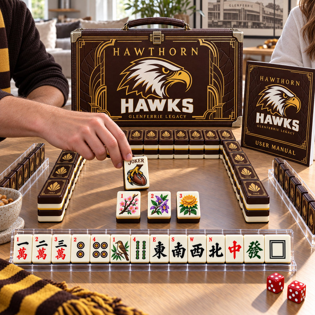 Premium HTH Mahjong Tiles Set PVNA