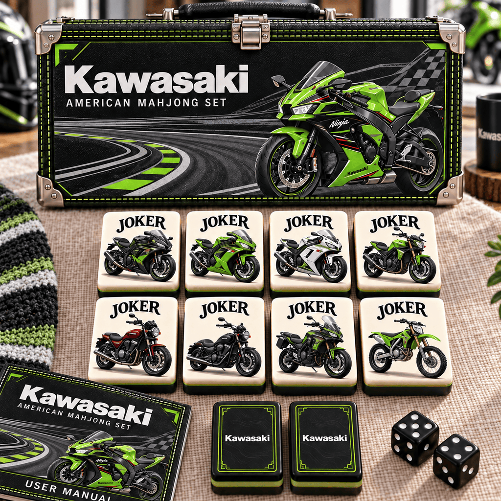 Premium KWSK Mahjong Tiles Set PVNA