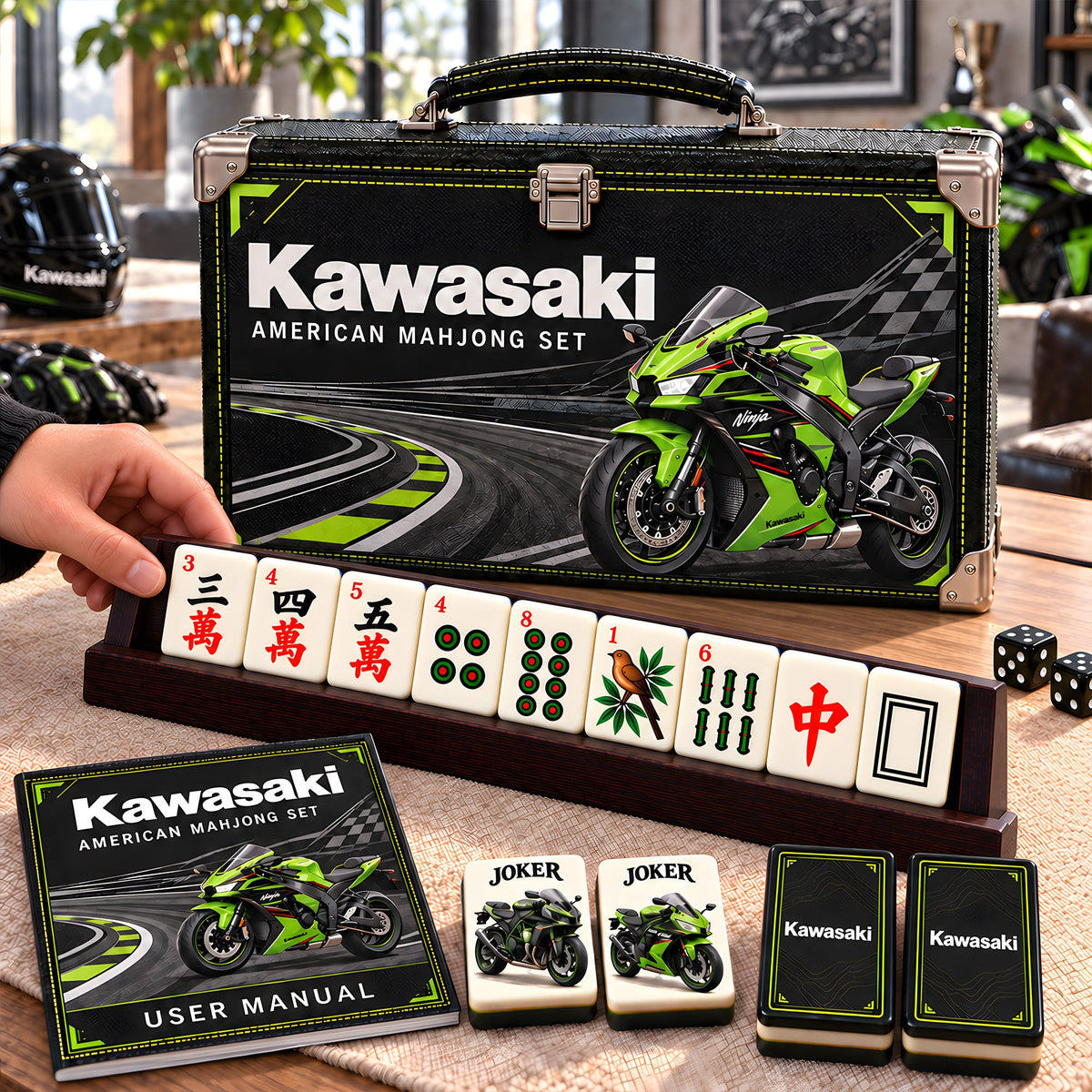 Premium KWSK Mahjong Tiles Set PVNA
