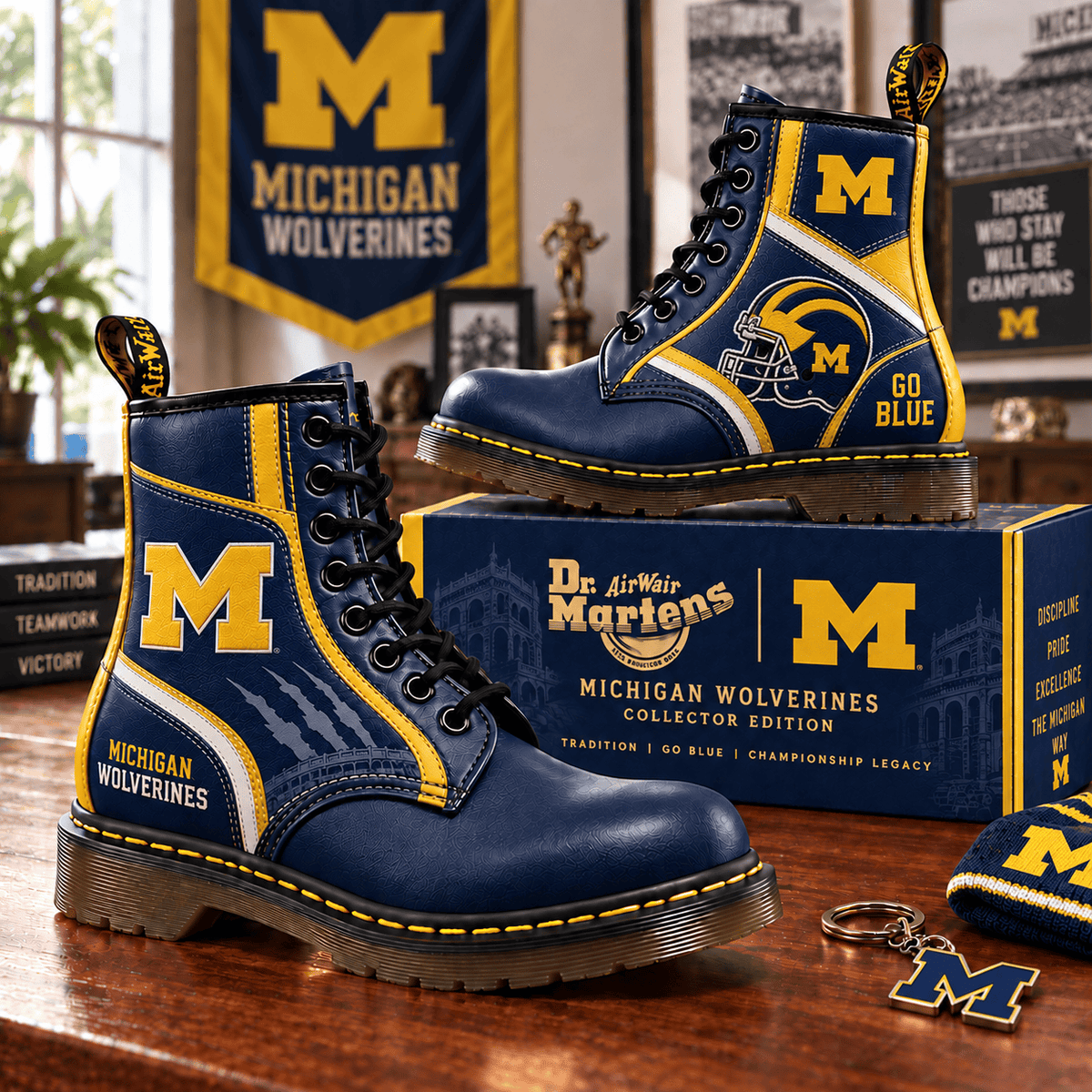 MWR Premium Leather Lace-Up Boots LNTH
