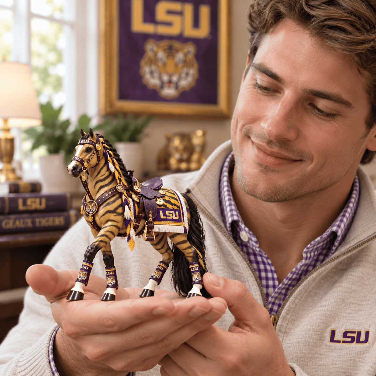 Premium LSU Heritage Horse Collectible Set PDL
