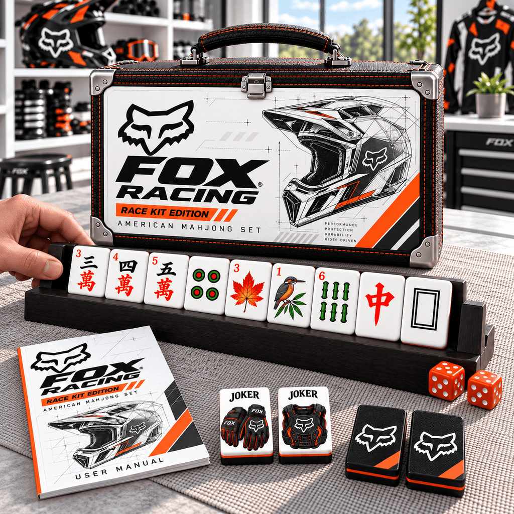 Premium FOX Mahjong Tiles Set PVNA